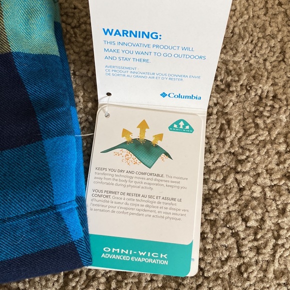 NWT Columbia flannel - Picture 3 of 5